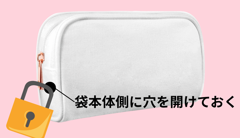 タイマー式南京錠で加工する方法